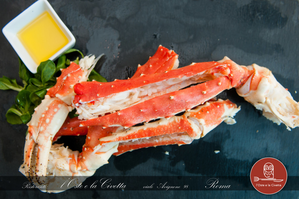 Alaska King Crab l oste e la civetta ristorante crostaceria roma eur