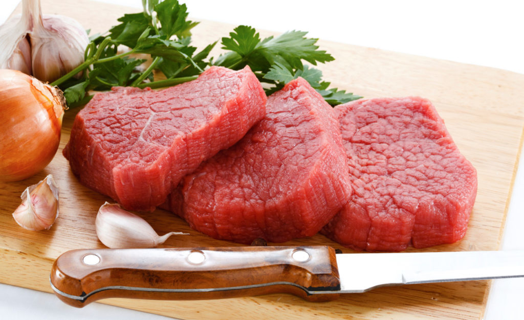 Carne bufale sulla carne rossa