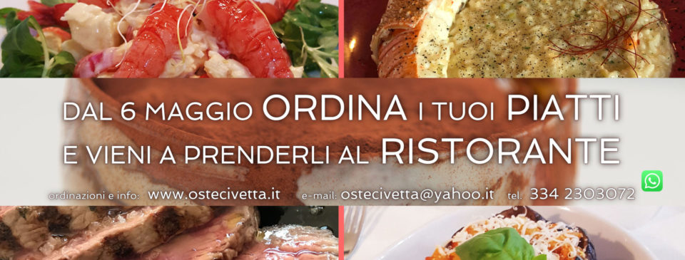 Cibo asporto takeaway ristorante roma cena