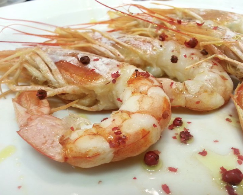 Mazzancolle imperiali ristorante crostacei roma oste e la civetta