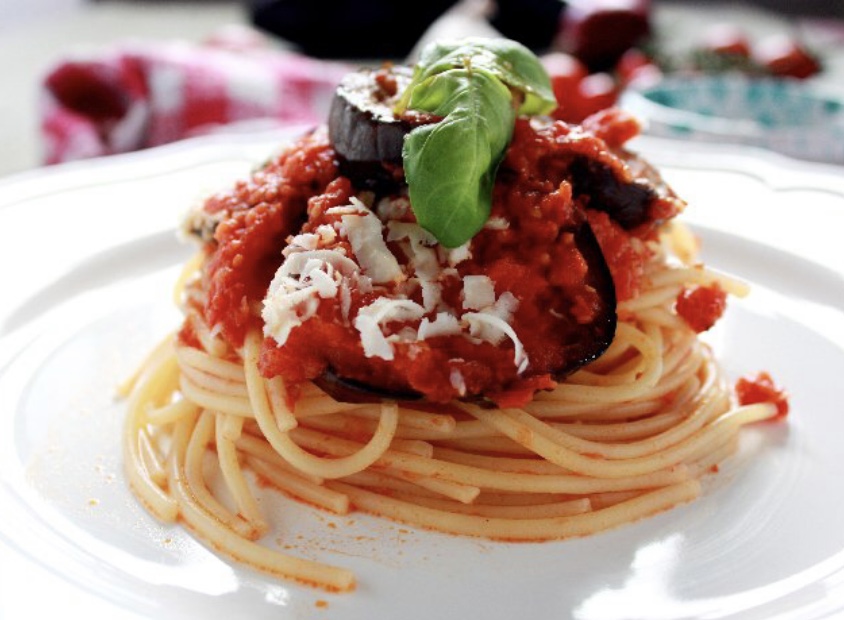 Pasta alla Norma ristorante roma oste e la civetta